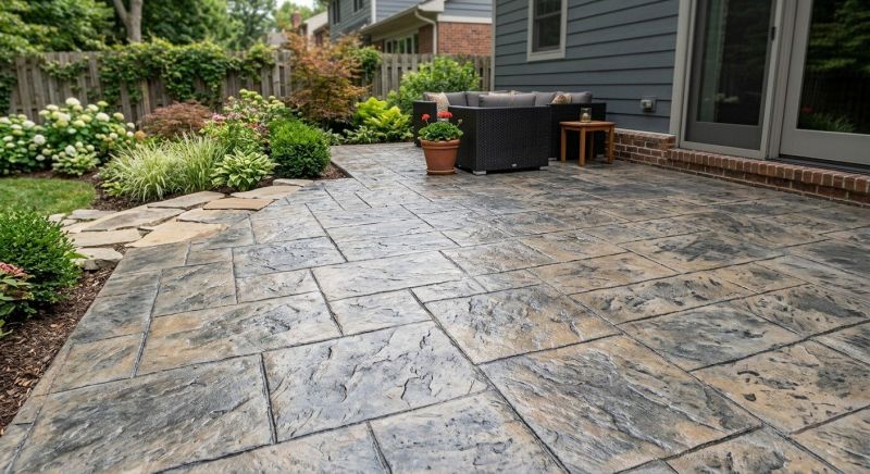 Patio Overlay Installation in Dallas, TX