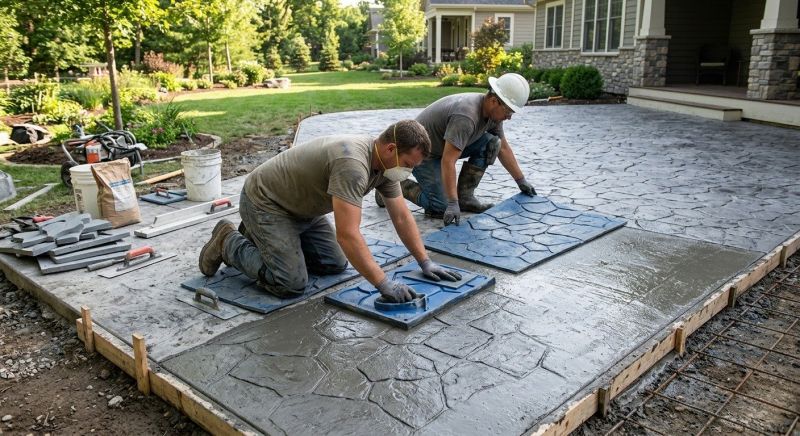 Concrete Patio Finishing in Fort Worth, TX