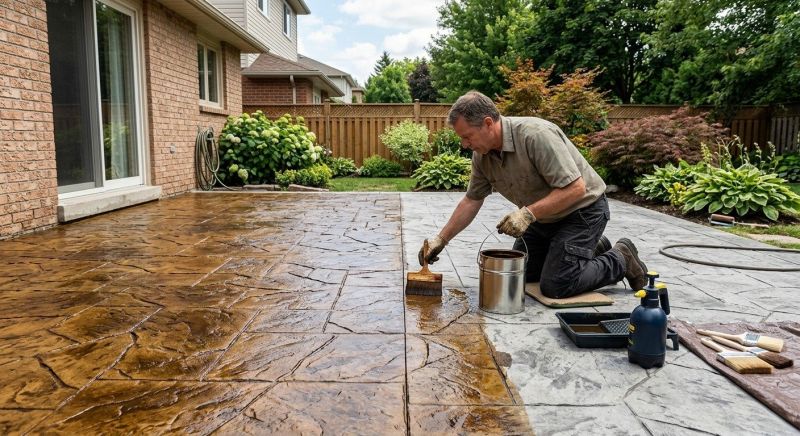 Concrete Staining Service in Dallas, TX