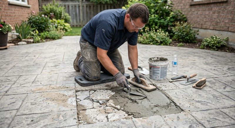 Decorative Concrete Repair in Conyers, GA