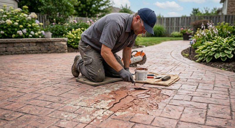 Decorative Concrete Repair in Daytona Beach, FL