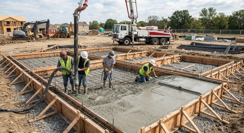 Foundation Pouring in Fort Wayne, IN
