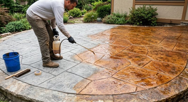 Interior Concrete Staining in Corpus Christi, TX