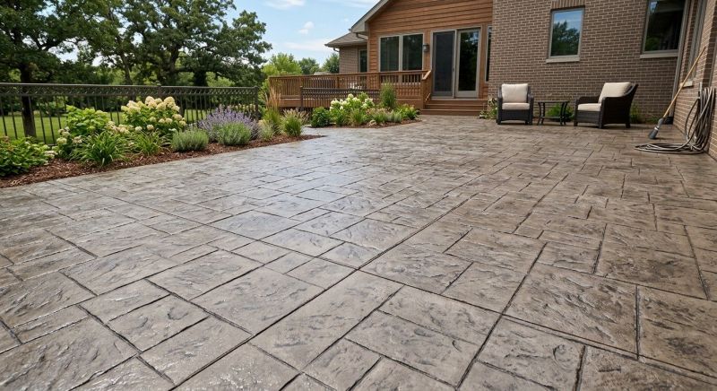 Stamped Concrete Replacement in Corpus Christi, TX
